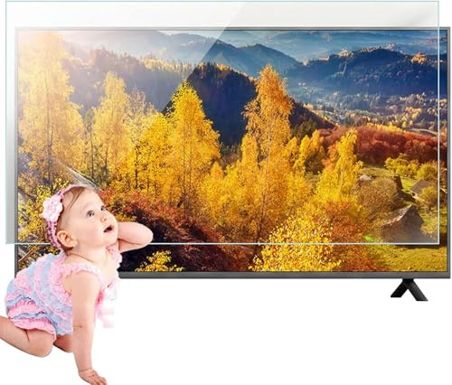 Protector de pantalla mate para TV de 32 a 75 pulgadas, antiluz azul y tasa antirreflectante de hasta un 90%, película de protección ocular para pantallas LCD, LED, 4K OLED y QLED HDTV, 32 pulgadas
