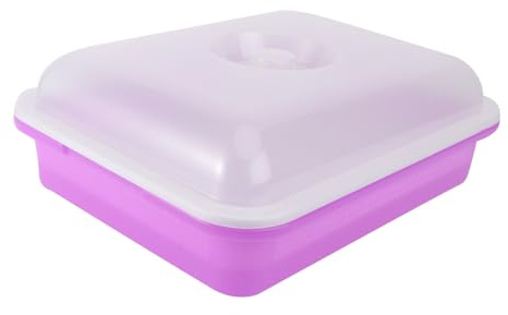 Hemobllo Vassoio per Germinazione delle Piante con Coperchio Vassoio per Vivaio in Materiale Pp Pratico e Riutilizzabile per Crescita Facile Rimozione dei Semi