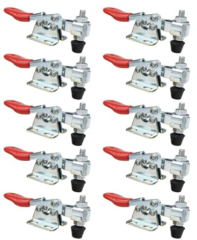 Abrazadera de palanca horizontal de liberación rápida, soporte de sujeción horizontal ajustable