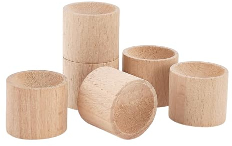 PH PandaHall 6pcs Wooden Essential Oil Diffuser, 1.16x1 inch | Passive Fragrance Diffuser Car Air Freshener Diffuser for Home Bedroom Office Toilet Car Hall Yoga Room Wardrobe Sauna Room