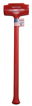 Trusty-Cook Model 12-168 oz Polyurethane Dead Blow Sledge Hammer - Red