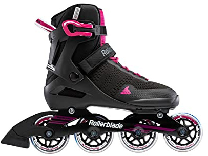 Rollerblade Damer Sirio 80 inline-skateboard, svart/raspberry, 240