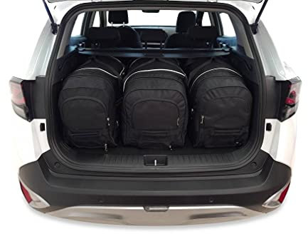KJUST Dedizierte Kofferraumtaschen 3 stk kompatibel mit KIA SPORTAGE HEV V 2021+