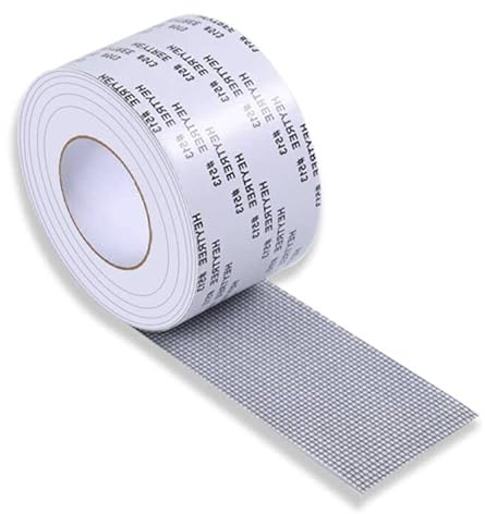 Nastro Adesivo Ripara Zanzariere In Fibra di Vetro Nastro Per Riparare Zanzariere,50mmx5m Nastro Adesivo Riparazione Dello Schermo Porte Finestre Schermo Patch Ripara Strappi Rapidamentestre