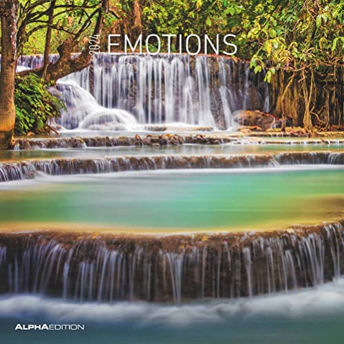 Emotions 2024 - Broschürenkalender 30x30 cm (30x60 geöffnet) - Kalender mit Platz für Notizen - Emotionen - Bildkalender - Wandplaner - Wandkalender