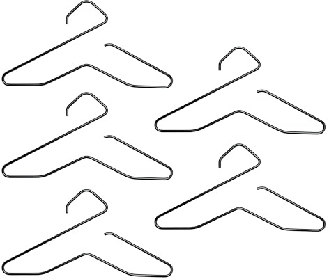 MyWire® Premium Kleiderbügel aus 6mm massiven Draht - Platzsparend, Robust und Stilvoll für Moderne Kleiderschränke - Bis zu 6 kg Tragkraft - Hergestellt in Österreich (TAFFA, 5)