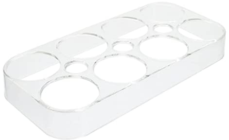 COLLBATH Eierhalter Für Kühlschrank 8 Fächer Transparenter Eierbehälter Aus Stabilem Kunststoff Platzsparend Und Belüftet Küchenorganizer Für Frische Eier