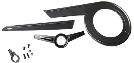 Paracatena per Bicicletta, Copertura Protettiva per 40-42 Denti Guarnitura Protezione per Ciclismo Portatile Paracatena Universale, con Coda Fissa
