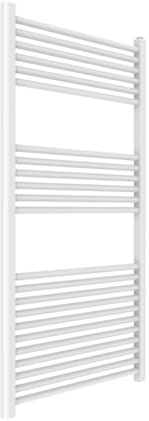 Kiamami Valentina - Termoarredo bagno verticale 55x120 acciaio bianco