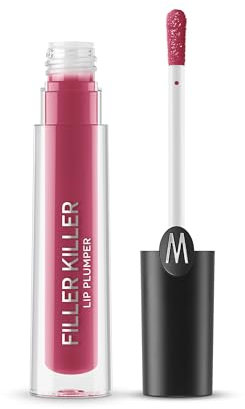 WYCON cosmetics FILLER KILLER LIP PLUMPER Brillant à lèvres avec effet repulpant et volumateur, Lipstick avec vitamine E et menthol -07 Tulip