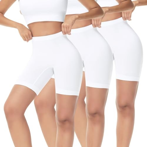 IceReco cykelshorts för kvinnor sommar sportshorts korta shorts cykling fitness cykelshorts 3-pack, S