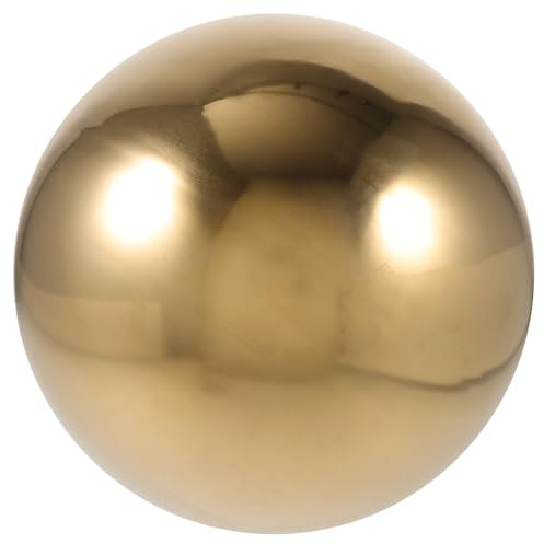BESPORTBLE Gartenreflexion Weihnachtskugeln mit Verspiegelter Oberfläche Dekoration für Die Terrasse Im Freien Gartendekor für Den Außenbereich Reflektierendes Hohles Edelstahldekor