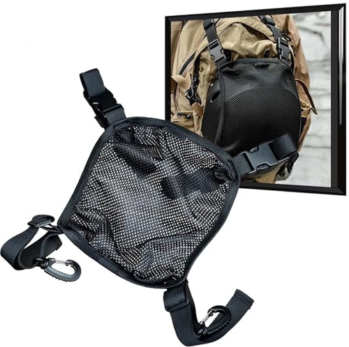 WLXW Taktische Helmnetztasche – Outdoor-Freizeitrucksack Zubehör Helmnetztaschen Für Externe Airsoft-Helmhalterung(RG)