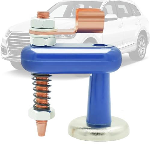 Pinza De Soldadura Magnética Con Apoyo A Tierra,Cabeza de Soldadura Magnética - Herramienta de Sujeción para Soldador, Equipo Robusto de Precisión para Proyectos Manuales y Reparación de Carrocerías