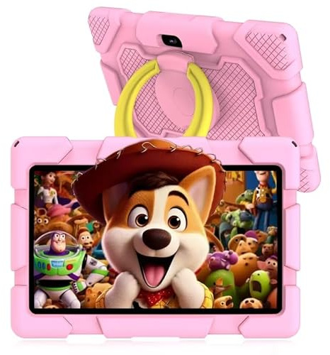 Android 13 Kids Tablet 7 inch,Child Tablet with Armor Stand Case,Pink | 32GB+512GB Expand,Eye Protection HD Screen,Parental Control,Toddler Tablet WIFI,Bluetooth,Dual Camera