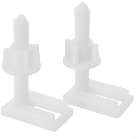 Kit di viti di fissaggio per sedile WC, accessori di montaggio per il fissaggio e la riparazione del sedile, per bulloni in plastica con (D)
