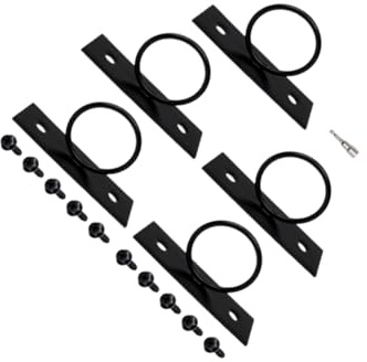 YIUPEDRFG 5 pezzi di supporti decorativi per corde da 2 per montaggio a parete per decorazioni di recinzioni e ponti