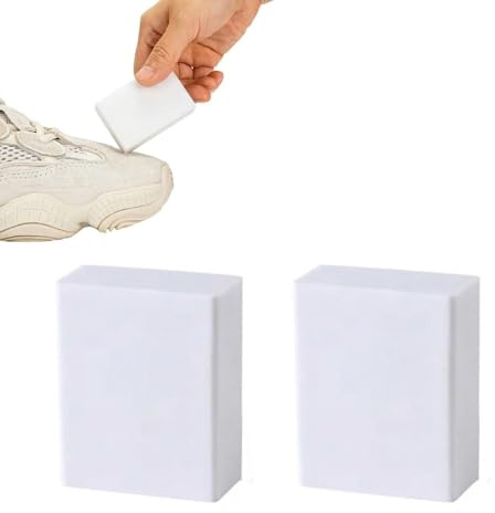 SWYZOR 2 Pezzi Pulisci Gomma, Gomma Magica, Spugna per Cancellare, gomma per camoscio, Spazzola per Scarpe Scamosciate, Spazzola Crespa per Scarpe, Spazzola per Pulire Scarpe