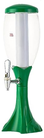 Dispensador de torre de bebidas – Polímero sintético de 3.0L, torre de bebidas con tubo de hielo y grifo, componente de distribución de líquidos, equipo profesional de mantenimiento de hospitalidad |