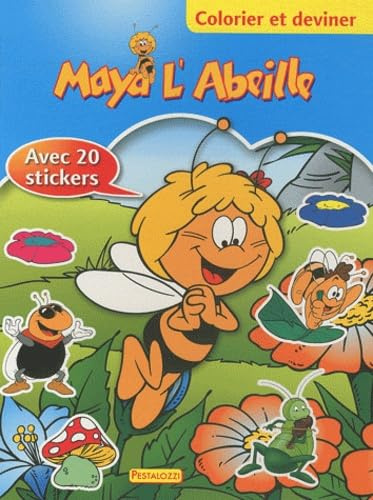Biene Maja, Mein Stickerbuch: Lernspiele mit Stickern: Colorier et deviner