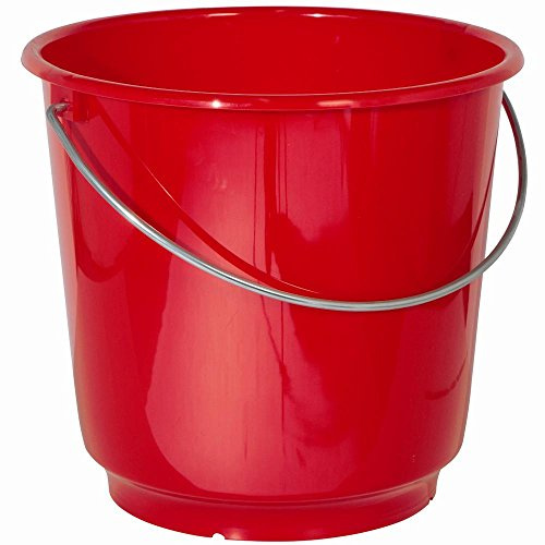 Lockweiler Haushalteimer, 20 L, Kunststoff, Rot, 36 x 36 x 33 cm