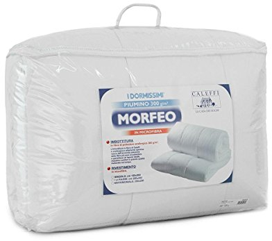 Caleffi - Couette Douce – Duvet Chaude et Respirant pour Ete et Hiver, Lavable en Machine – Disponible 155x200 cm - Couette 200x200 - 250x200 - Couverture Lit 1 Personne et 2 Personnes