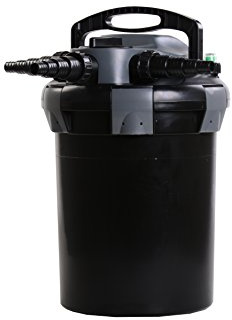 AquaForte CBF-8000 Druckfilter, Schwarz, 34 x 34 x 53 cm, SG524