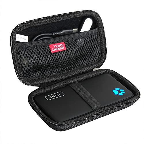 Hermitshell Funda rígida de viaje para cargador portátil INIU de 10000 mAh [versión 2022] (negro)