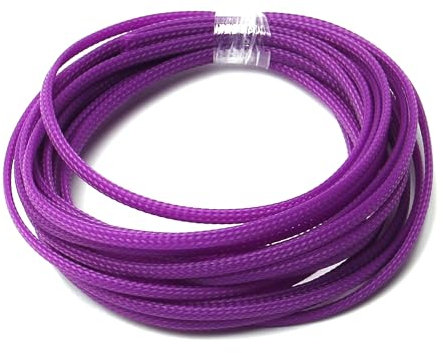 Othmro 1Pc Cable Tidy Sleeve, 5m Cable Protector, Desk Cable Management Cable Organizers Wire Tidy for TV/PC USB Cable, Pet Cable Protector, Purple (Width: 4mm)