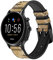 Dinosaur Fossil Leather Smart Watch Band Strap For Fossil Womens Gen 5E, Womens Gen 4, Hybrid Smartwatch HR Charter Size (18mm)