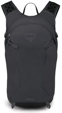 Osprey Sportlite Unisex Backpack, 30L, Dark Charcoal Grey, S/M