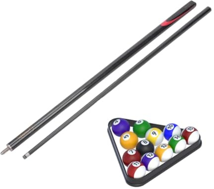 RiToEasysports 9 Mm Snooker Pool Queues, Carbon Hochwertige Langlebige Professionelle Billard Pool Queues Zubehör für Snooker Ruten Billard Queue
