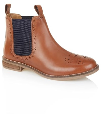 Silver Street London Femme Zoey Bottine Chelsea, Peau, 39 EU