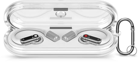 kwmobile Hülle für Nothing Ear (Open) Case - TPU Silikon Schutzhülle - Kopfhörer Cover - Transparent