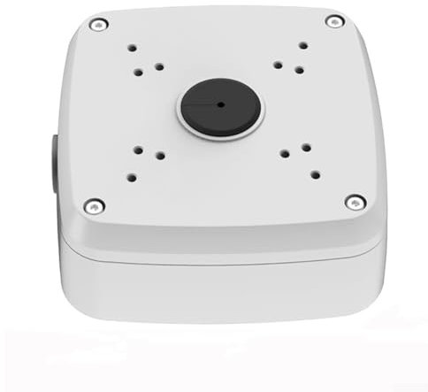 Entgoinggo Aluminum Waterproof Junction Box Camera Cable for PROTECTION Box,CCTV Security Mounting Bracket Outdoor Indoor Wall Ceiling Installation,130X130x52mm