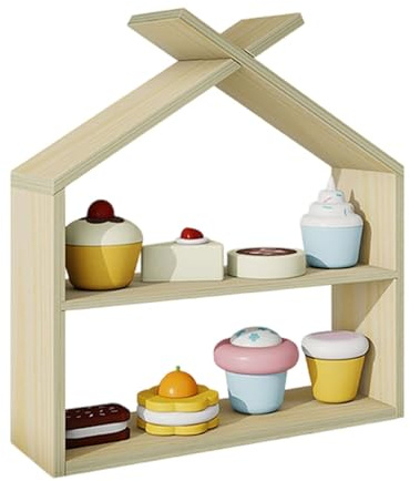 Luwecf Küche Spielen Lebensmittel Spielzeug Kinder Rolle Spielen Spielzeug Brot Jungen Mädchen Holz Display