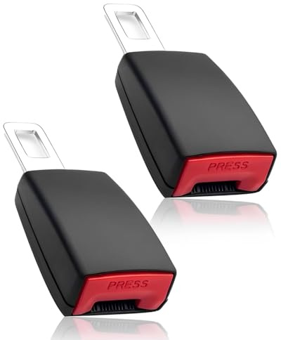 CULEB 2 PCS Accessori per Seggiolini Auto,4.72in/12cm Clip della Fibbia Cintura di Sicurezza,Accessorio per Interni Autos,Accessori di Espansione per Auto con il 99% delle Autos