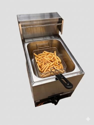 Le Barbecue Gaulois Friteuse au Gaz Butane/Propane, Acier Inoxydable, 5600W