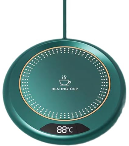 1PC Mug Warmer For Desk Cup, ABS Electric Beverage Tea Water Milk Warmer,USB Powered,Portable Hot Chocolate Desktop Beverage Heater Pad,for All Cups And Mugs