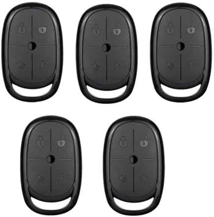 Asyduey Wireless Copy Remote Controller 433mhz Universal Remote Control Duplicator Clone Cloning Code for Garage Door Gate 5PCS