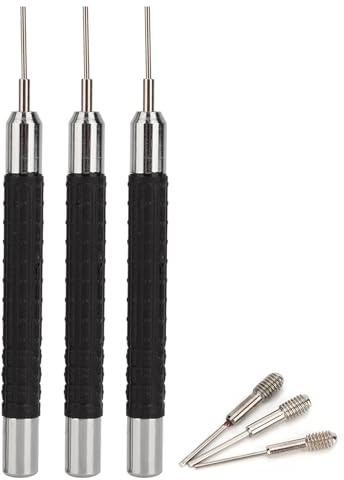 Generic Kvalitetslegerat Klockband Pin Punch Set för Enkel Borttagning Av Armbandslänk med Halkfritt Handtag för Bekväm Användning – 3 St