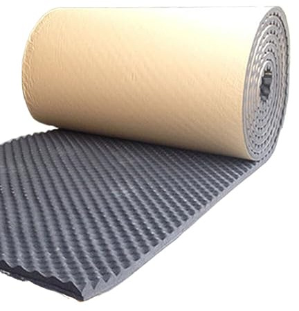 Isolant Phonique 100*50 cm mousse acoustique isolation mur voiture insonorisé coussin d'amortissement chaleur phonique tapis bruit Deadener