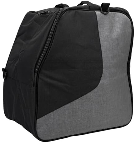 Phefop Skischuhtasche, Graues 600D-Oxford-Gewebe, Geräumige Snowboardtasche für Skiausrüstung, Reisen mit Skischuhen und Zubehör