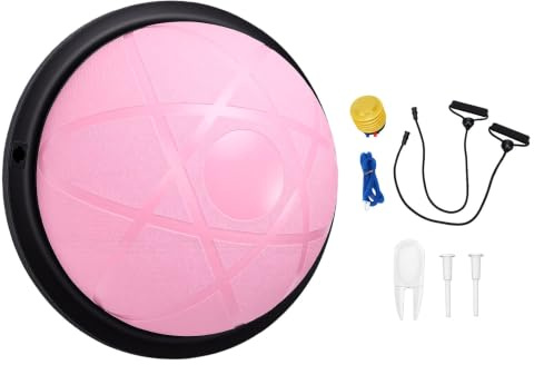 POENVFPO PVC-Balanceball-Übungstrainer mit Halbrundem Design