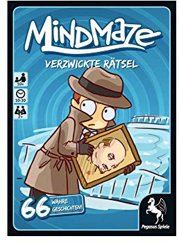 Pegasus Spiele 18251G - MindMaze Verzwickte Rätsel, 66 Wahre Geschichten
