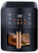 GONICVIN Friggitrice ad aria calda da 5 l, friggitrice ad aria calda con display digitale e protezione da surriscaldamento, circolazione dell'aria a 360°, consuma poco o nessun olio durante la cottura