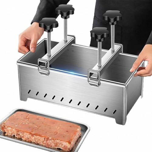 Köttpressverktyg, hemlagad lunch kött tegel pressverktyg, 5 kg kapacitet kökspress för restaurang