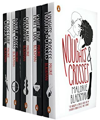 Noughts and Crosses Collection 5 Books Bundle Set By Malorie Blackman (Noughts & Crosses, Knife Edge, Checkmate, Double Cross, Crossfire)