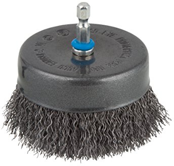 wolfcraft Spazzola a tazza con filo d'acciaio I 2109000