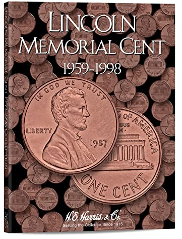 H.E. Harris & Co US Lincoln Memorial Cent Coin Folder 1959 – 1998 Volume 1 #2675